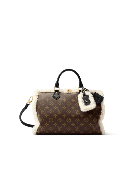 Louis Vuitton M26326 SPEEDY SOFT 30 TEDDY,Speedy,LOUIS VUITTON,BAGS