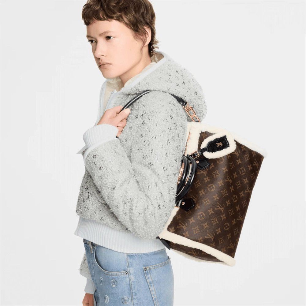 Louis Vuitton M26326 SPEEDY SOFT 30 TEDDY,Speedy,LOUIS VUITTON,BAGS