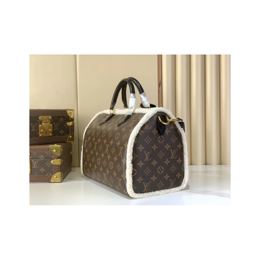 Louis Vuitton M26326 SPEEDY SOFT 30 TEDDY,Speedy,LOUIS VUITTON,BAGS