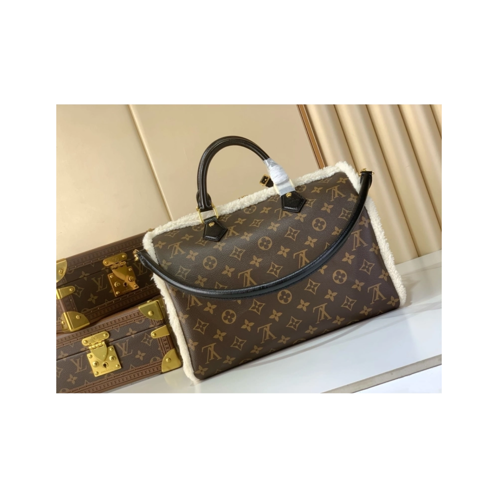 Louis Vuitton M26326 SPEEDY SOFT 30 TEDDY,Speedy,LOUIS VUITTON,BAGS