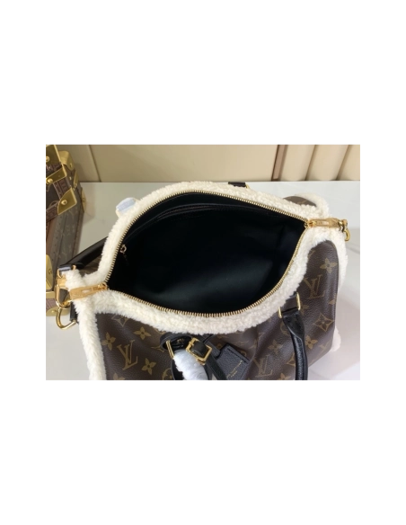 Louis Vuitton M26326 SPEEDY SOFT 30 TEDDY,Speedy,LOUIS VUITTON,BAGS