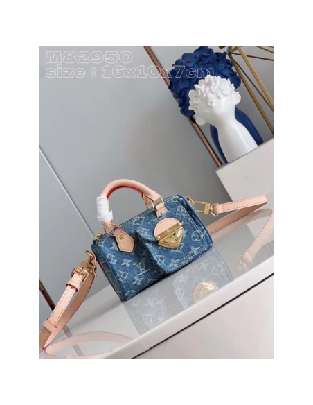 Louis Vuitton M82950 EXCLUSIVELY ONLINE Nano Speedy,Speedy,LOUIS VUITTON,BAGS