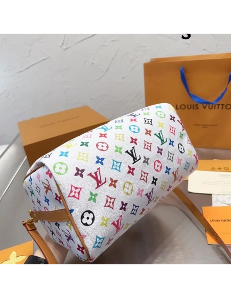 LOUIS VUITTON MULTICOLORE Speedy BANDOULIERE 30 M92643,Speedy,LOUIS VUITTON,BAGS