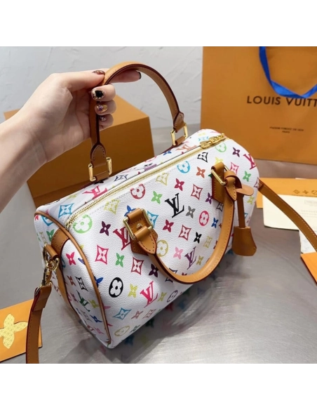 LOUIS VUITTON MULTICOLORE Speedy BANDOULIERE 30 M92643,Speedy,LOUIS VUITTON,BAGS