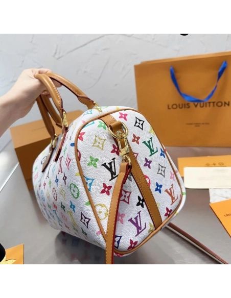 LOUIS VUITTON MULTICOLORE Speedy BANDOULIERE 30 M92643,Speedy,LOUIS VUITTON,BAGS