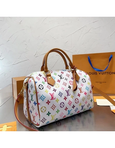 LOUIS VUITTON MULTICOLORE Speedy BANDOULIERE 30 M92643,Speedy,LOUIS VUITTON,BAGS