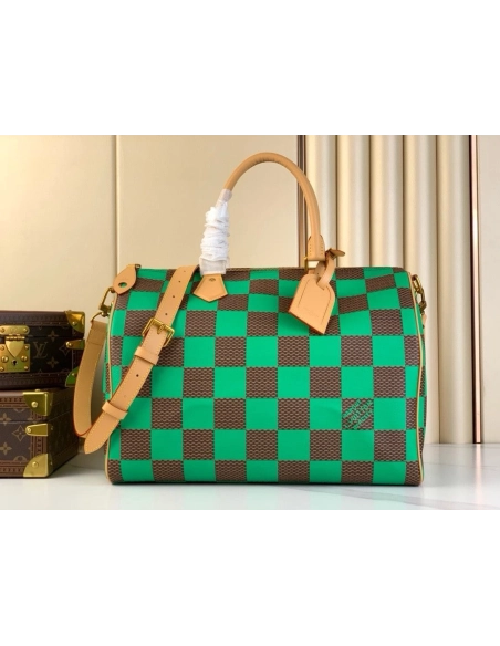 Louis Vuitton N40579 Speedy 40 Bandouliere Damier Pop,Speedy,LOUIS VUITTON,BAGS