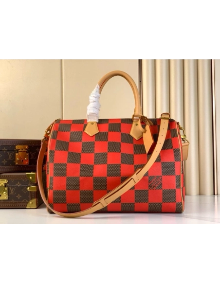 Louis Vuitton N40580 Speedy 40 Bandouliere Damier Pop,Speedy,LOUIS VUITTON,BAGS