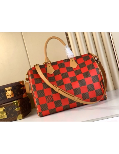 Louis Vuitton N40580 Speedy 40 Bandouliere Damier Pop,Speedy,LOUIS VUITTON,BAGS