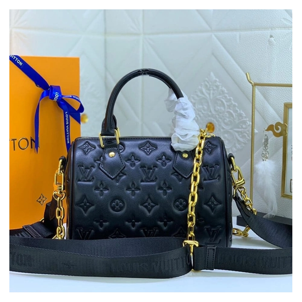Louis Vuitton SPEEDY BANDOULIERE 22 M58631,Speedy,LOUIS VUITTON,BAGS