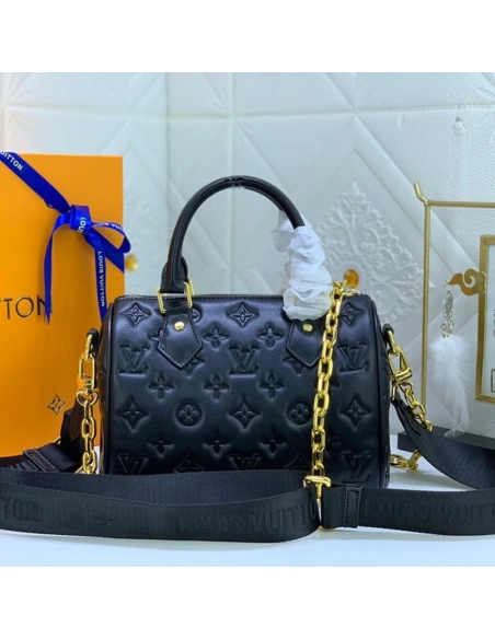 Louis Vuitton SPEEDY BANDOULIERE 22 M58631,Speedy,LOUIS VUITTON,BAGS