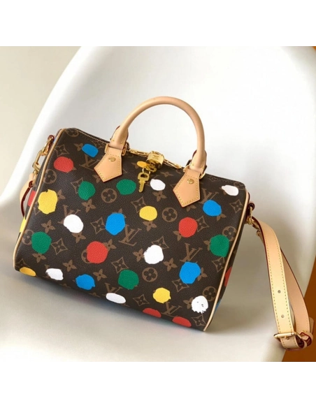 LV X YK Speedy Bandouliere 25 M46433,Speedy,LOUIS VUITTON,BAGS