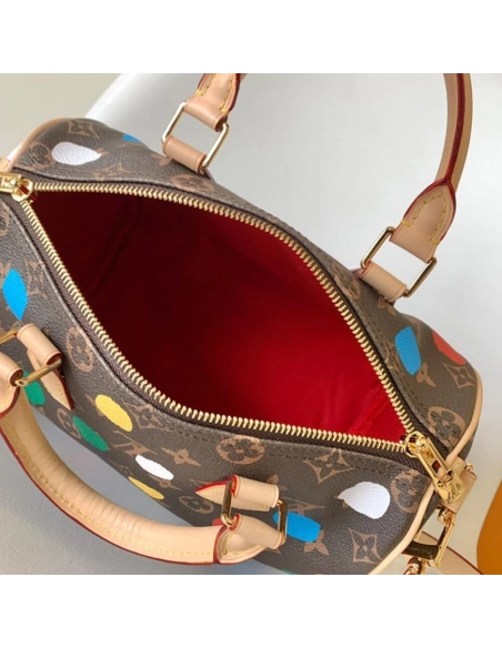 LV X YK Speedy Bandouliere 25 M46433,Speedy,LOUIS VUITTON,BAGS