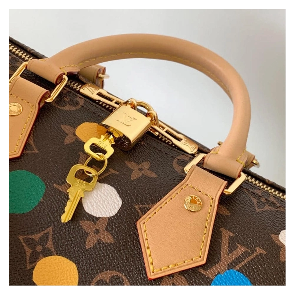 LV X YK Speedy Bandouliere 25 M46433,Speedy,LOUIS VUITTON,BAGS