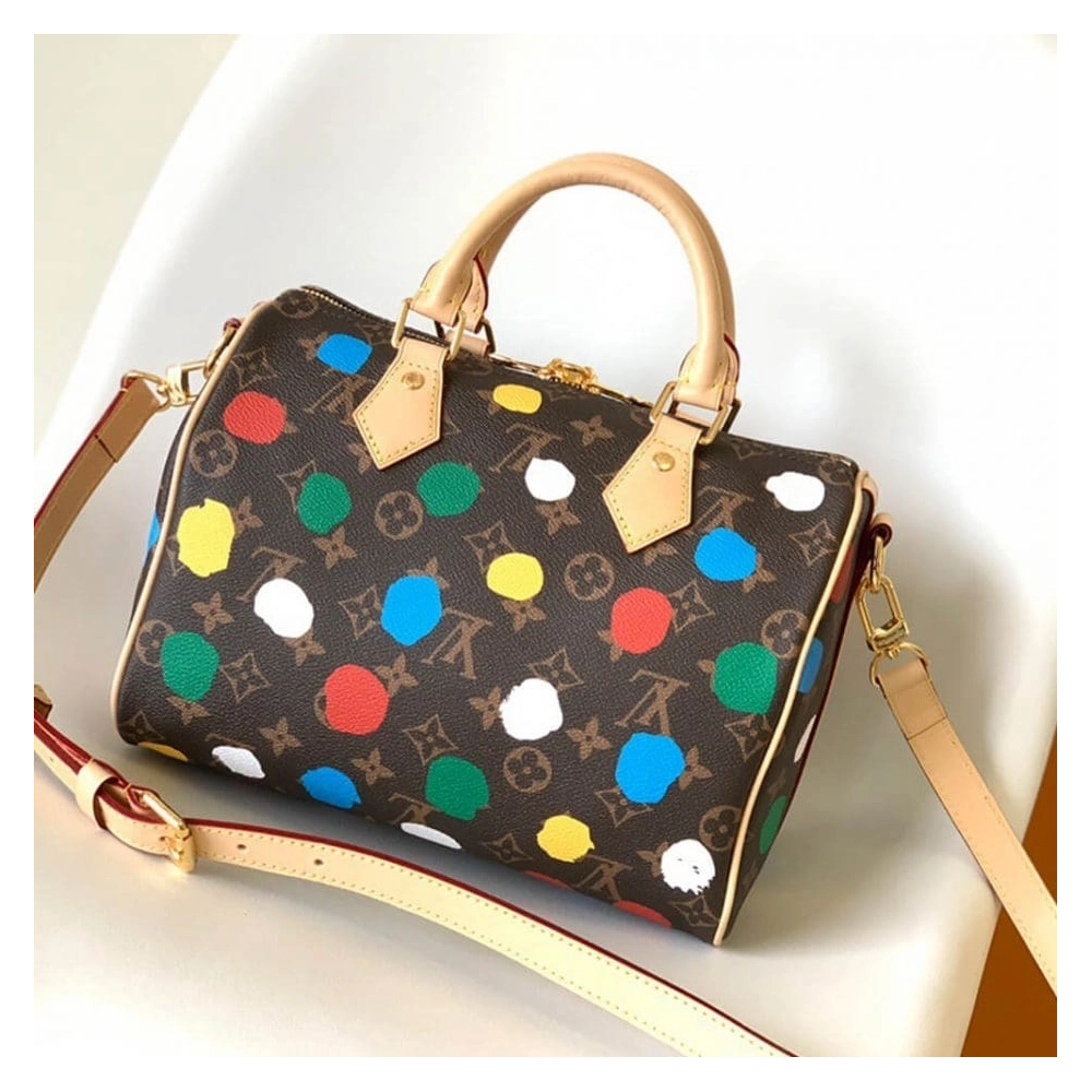 LV X YK Speedy Bandouliere 25 M46433,Speedy,LOUIS VUITTON,BAGS