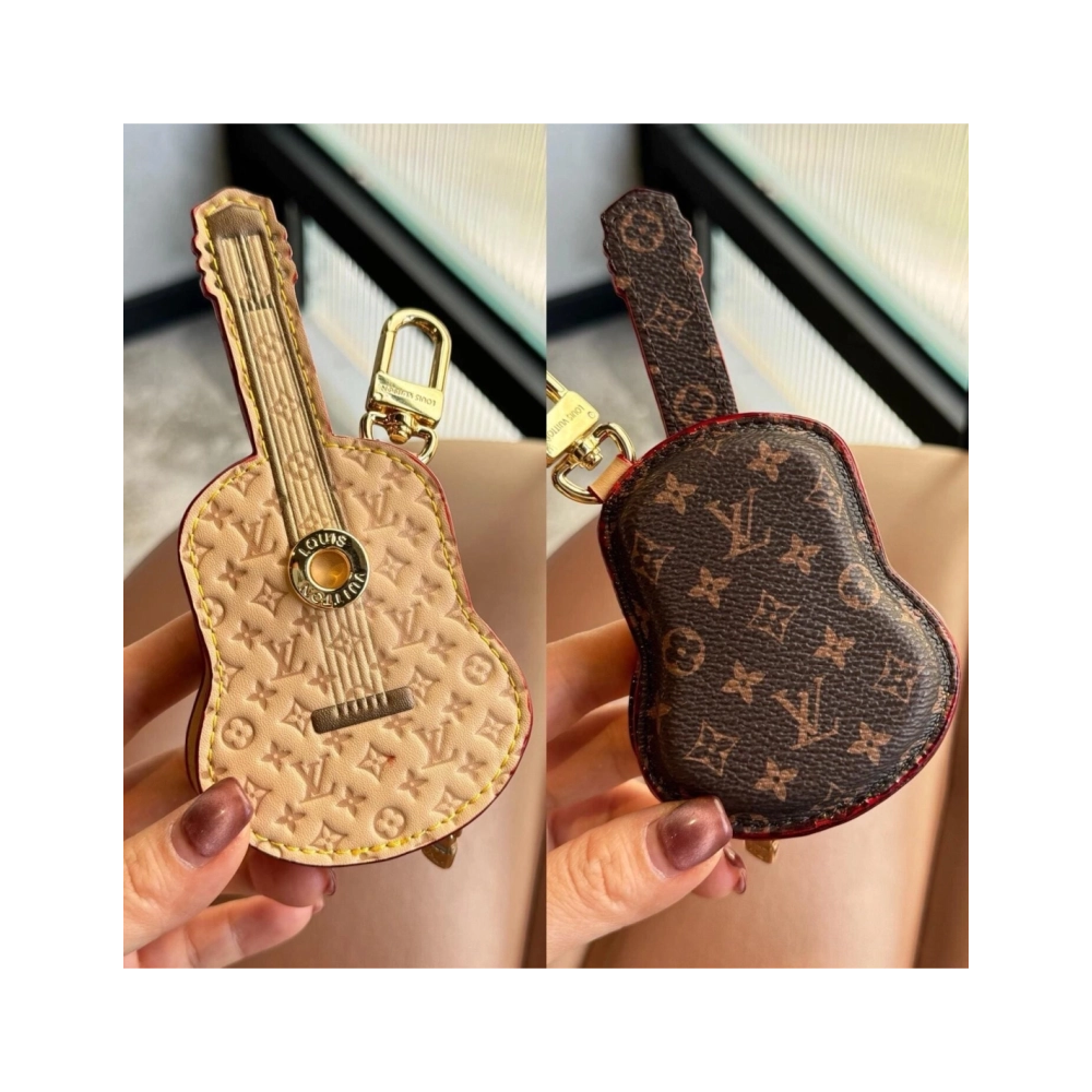 Louis Vuitton M02032 Guitar Pouch Bag Charm,CarryAll,LOUIS VUITTON,BAGS