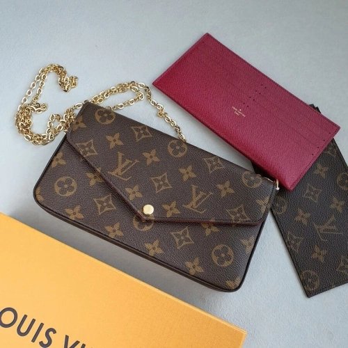 Louis Vuitton Felicie Pochette M61276,Multi Pochette Accessoires,LOUIS VUITTON,BAGS