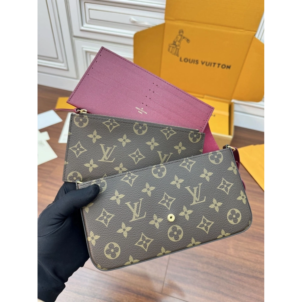 Louis Vuitton Felicie Pochette M61276,Multi Pochette Accessoires,LOUIS VUITTON,BAGS