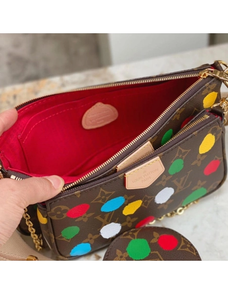 LV X YK Multi Pochette Accessoires M46385,Multi Pochette Accessoires,LOUIS VUITTON,BAGS