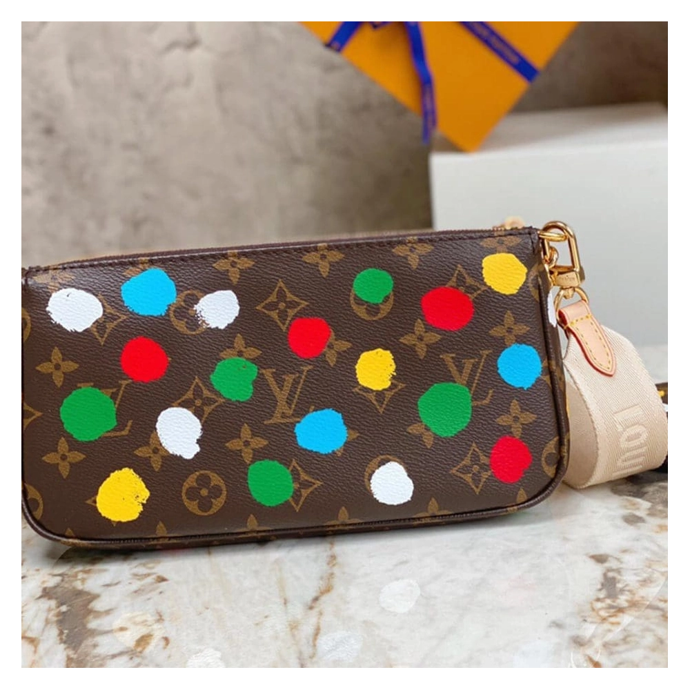 LV X YK Multi Pochette Accessoires M46385,Multi Pochette Accessoires,LOUIS VUITTON,BAGS