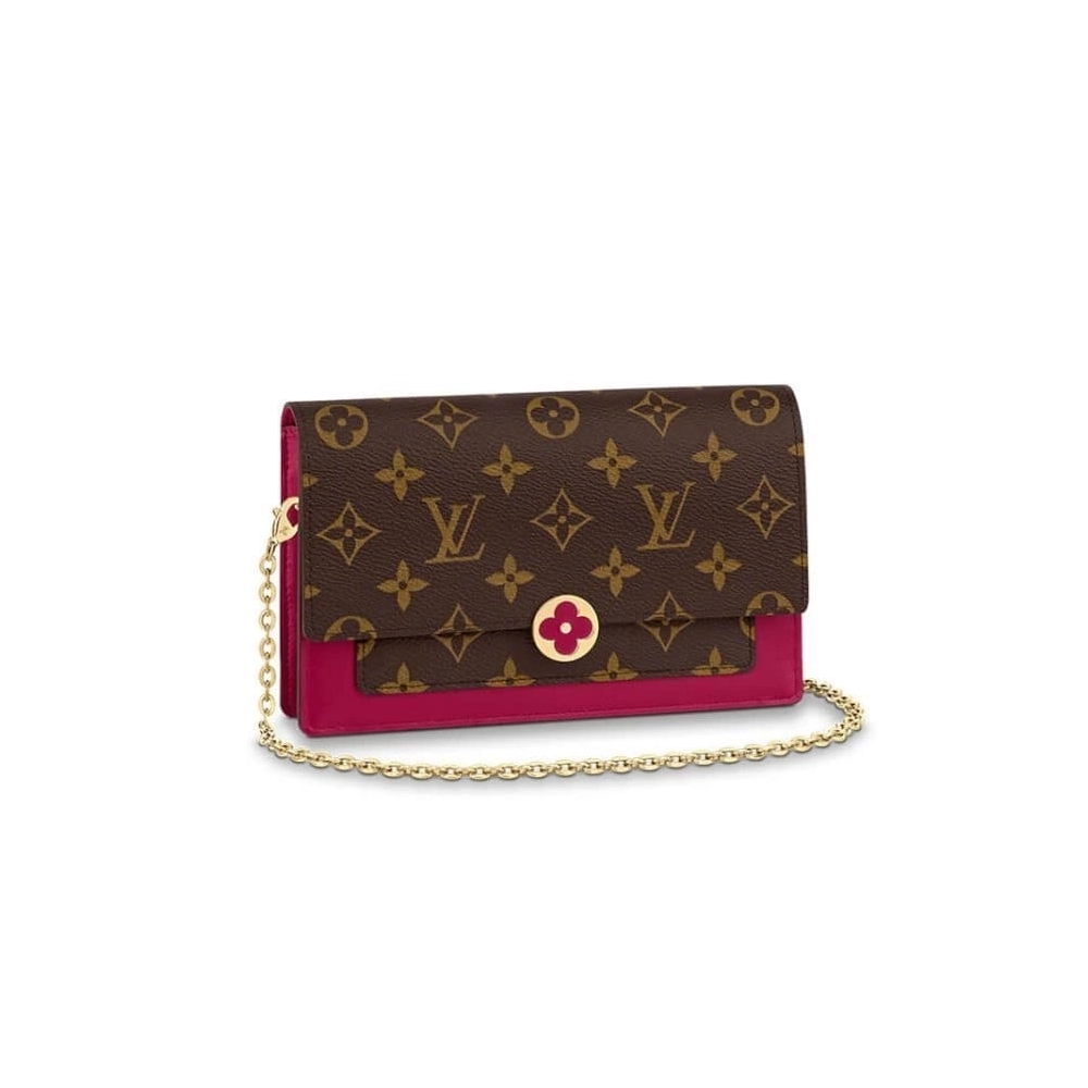 Louis Vuitton FLORE CHAIN WALLET M69578,WALLET ON CHAIN,LOUIS VUITTON,BAGS