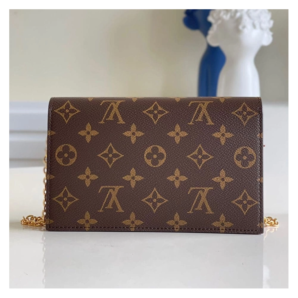 Louis Vuitton FLORE CHAIN WALLET M69578,WALLET ON CHAIN,LOUIS VUITTON,BAGS