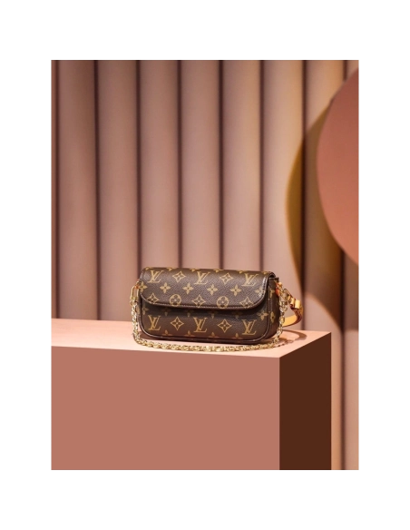 LOUIS VUITTON Wallet On Chain Ivy Monogram M81911,WALLET ON CHAIN,LOUIS VUITTON,BAGS
