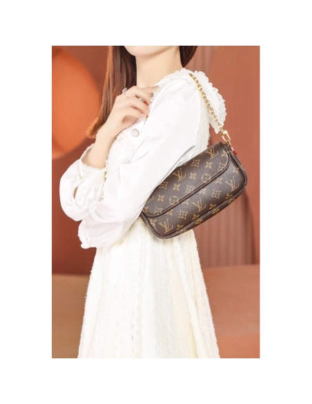 LOUIS VUITTON Wallet On Chain Ivy Monogram M81911,WALLET ON CHAIN,LOUIS VUITTON,BAGS