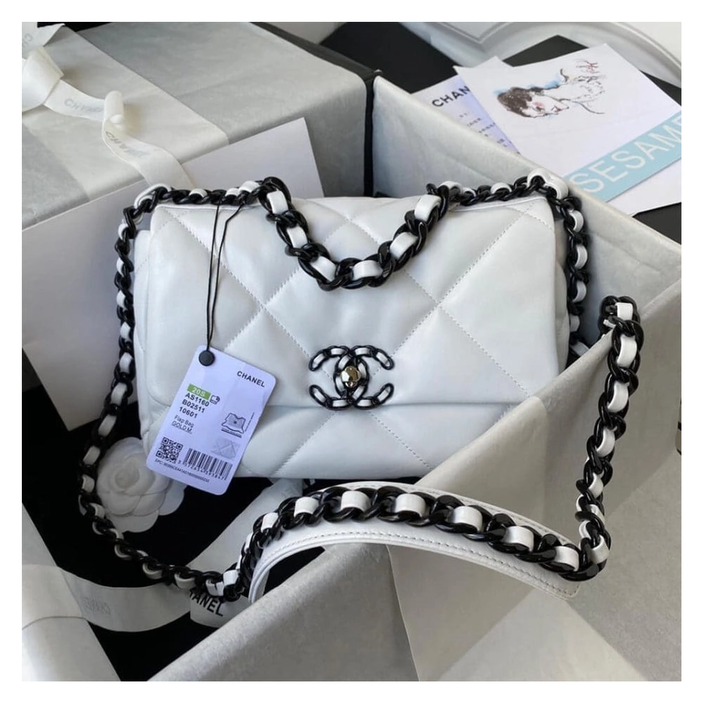 CHANEL 19 HANDBAG AS1160,CHANEL,BAGS
