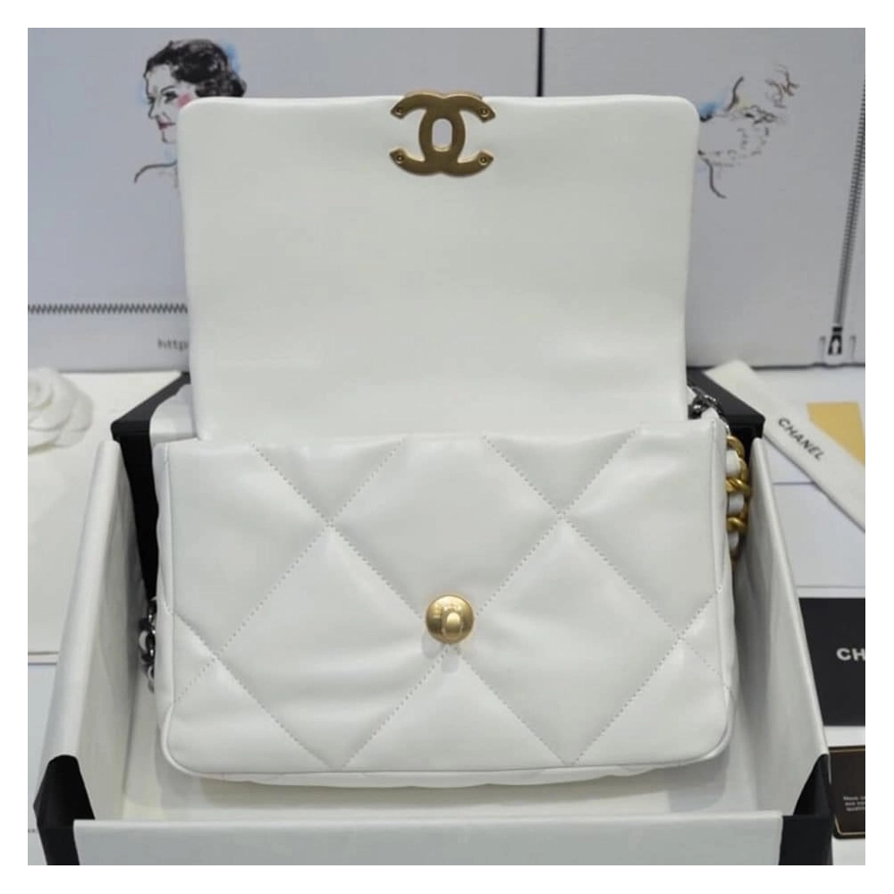 CHANEL 19 HANDBAG AS1160,CHANEL,BAGS