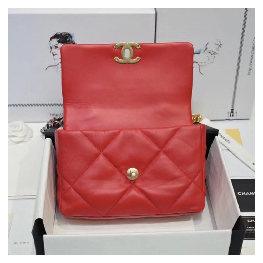 CHANEL 19 HANDBAG AS1160,CHANEL,BAGS