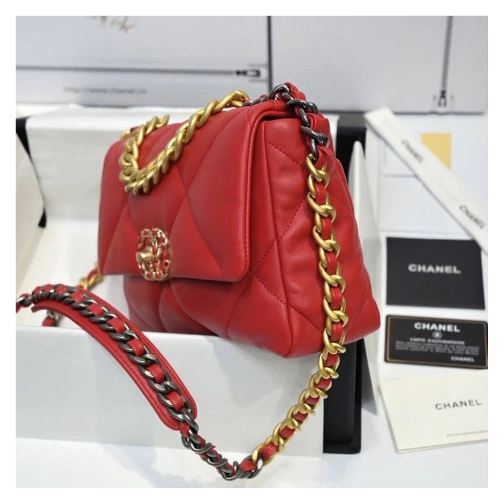 CHANEL 19 HANDBAG AS1160,CHANEL,BAGS