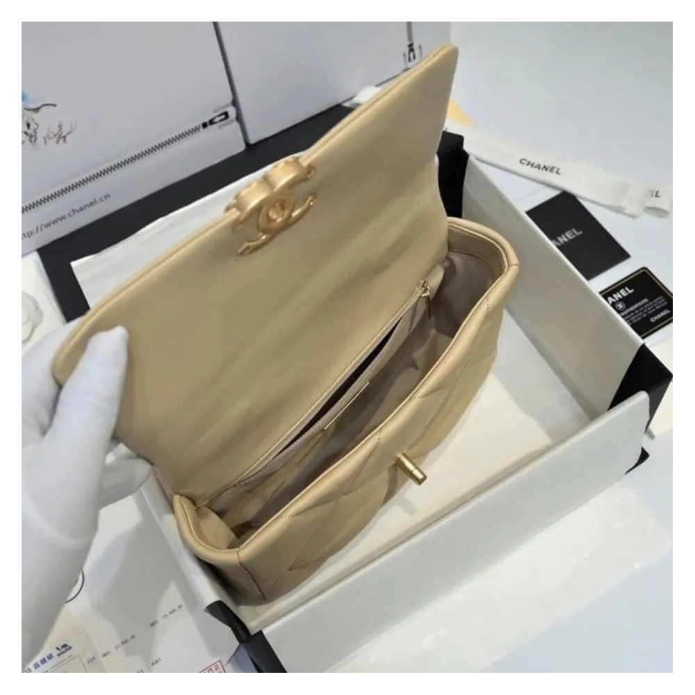 CHANEL 19 HANDBAG AS1180,CHANEL,BAGS