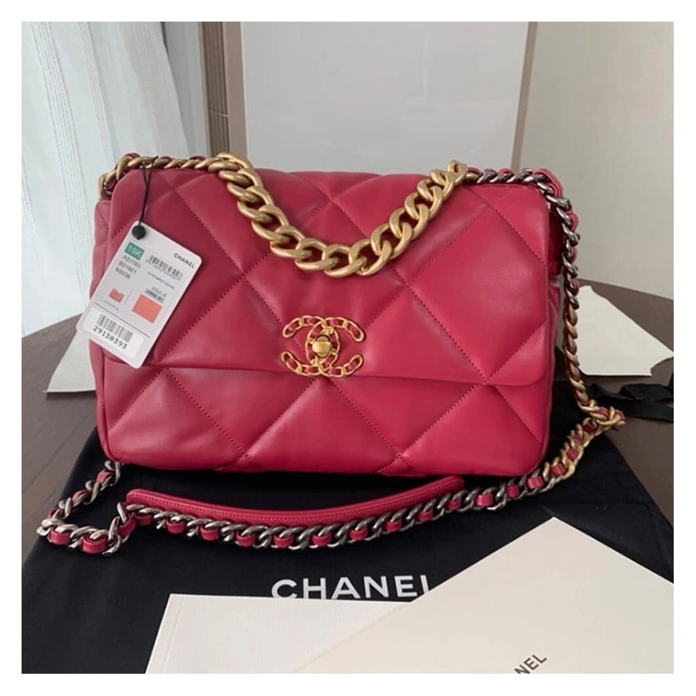 CHANEL 19 Large Handbag AS1161,CHANEL,BAGS