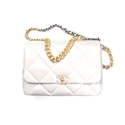 CHANEL 19 MAXI HANDBAG AS1162,CHANEL,BAGS