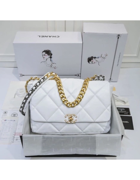 CHANEL 19 MAXI HANDBAG AS1162,CHANEL,BAGS