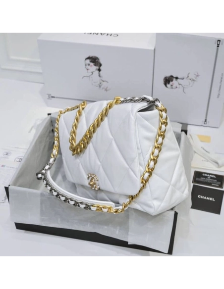 CHANEL 19 MAXI HANDBAG AS1162,CHANEL,BAGS