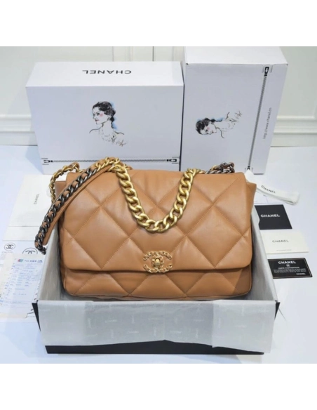 CHANEL 19 MAXI HANDBAG AS1162,CHANEL,BAGS
