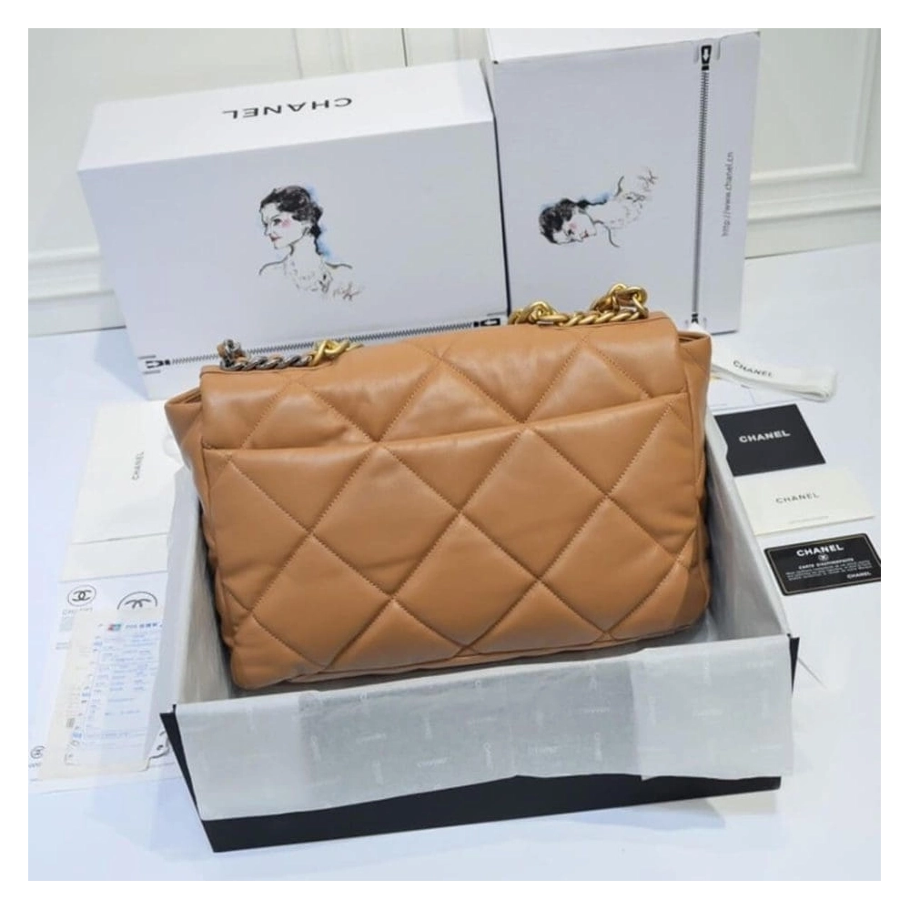CHANEL 19 MAXI HANDBAG AS1162,CHANEL,BAGS