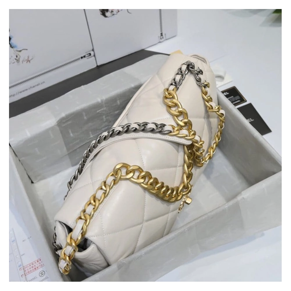 CHANEL 19 MAXI HANDBAG AS1162,CHANEL,BAGS