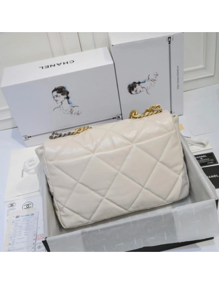 CHANEL 19 MAXI HANDBAG AS1162,CHANEL,BAGS