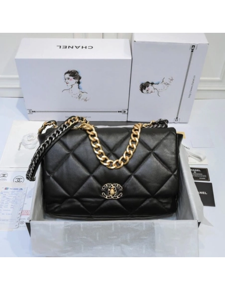 CHANEL 19 MAXI HANDBAG AS1162,CHANEL,BAGS