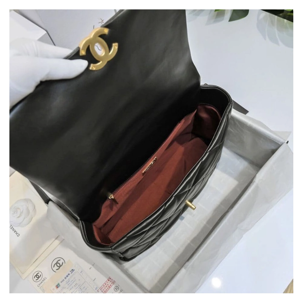 CHANEL 19 MAXI HANDBAG AS1162,CHANEL,BAGS