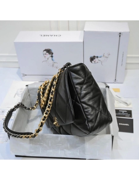 CHANEL 19 MAXI HANDBAG AS1162,CHANEL,BAGS