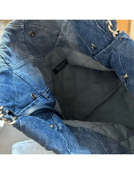 CHANEL 22 In Denim Small,CHANEL,BAGS