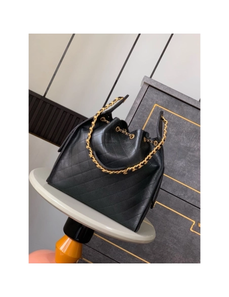CHANEL 25 Medium Handbag Black,CHANEL,BAGS
