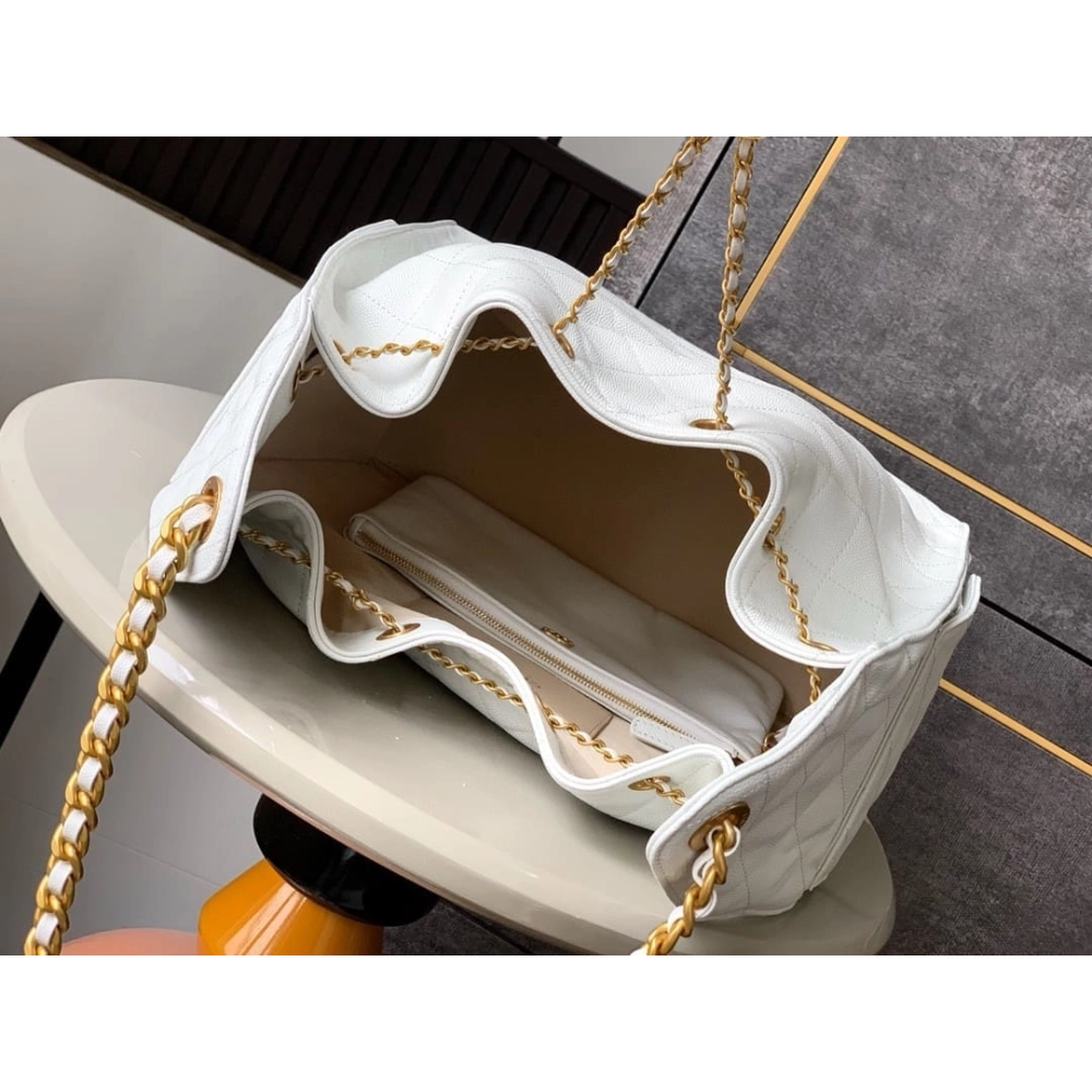CHANEL 25 Medium Handbag WHITE,CHANEL,BAGS