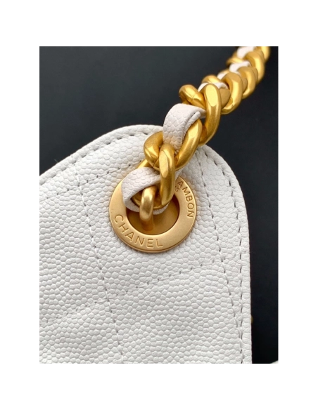 CHANEL 25 Medium Handbag WHITE,CHANEL,BAGS