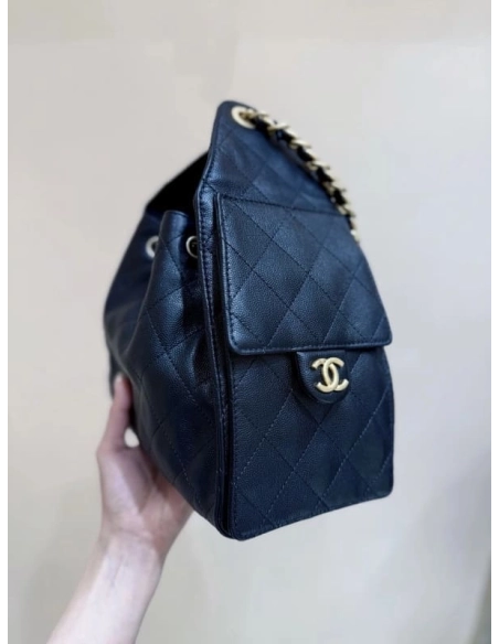 CHANEL 25 Small Handbag BLACK,CHANEL,BAGS
