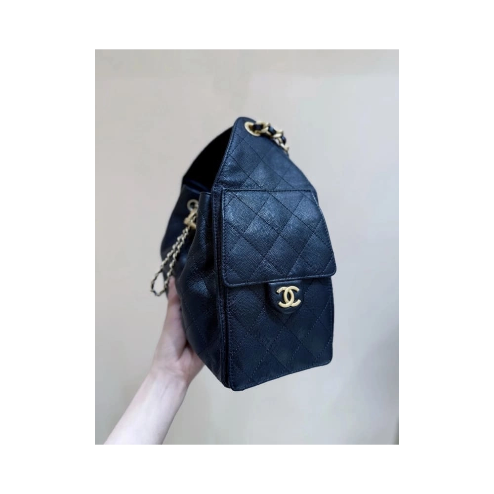 CHANEL 25 Small Handbag BLACK,CHANEL,BAGS